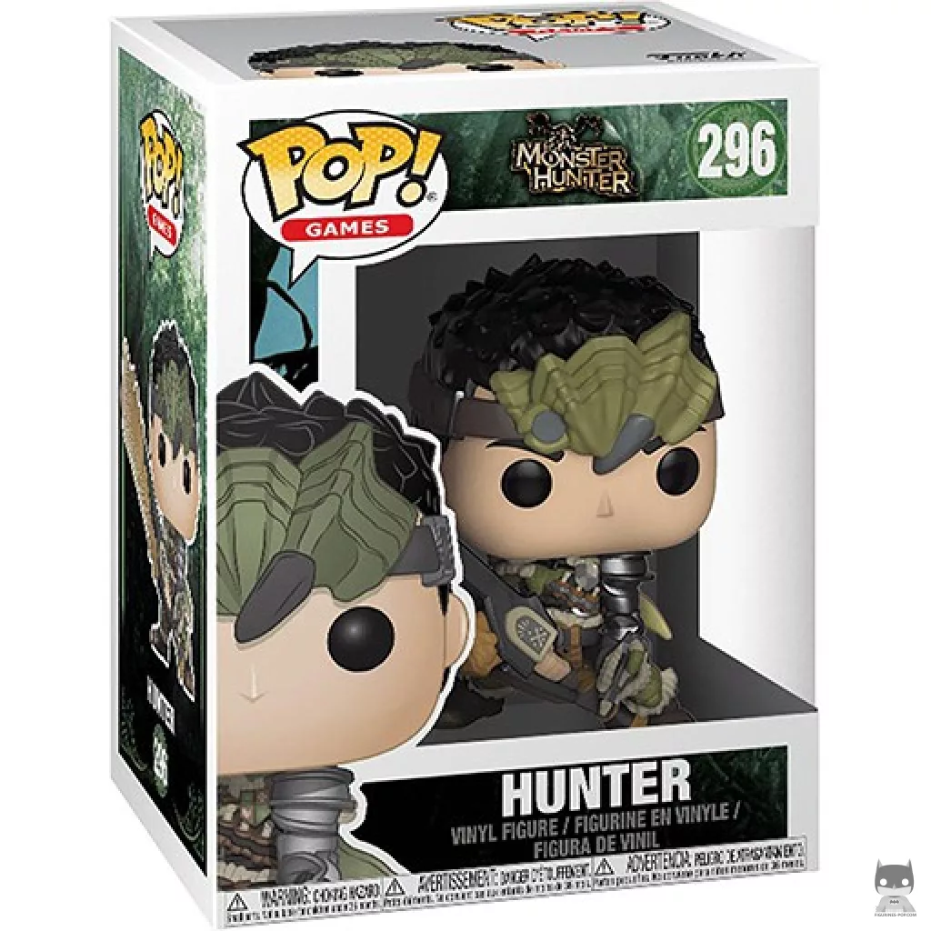 Figura Funko Pop! Cazador en su caja