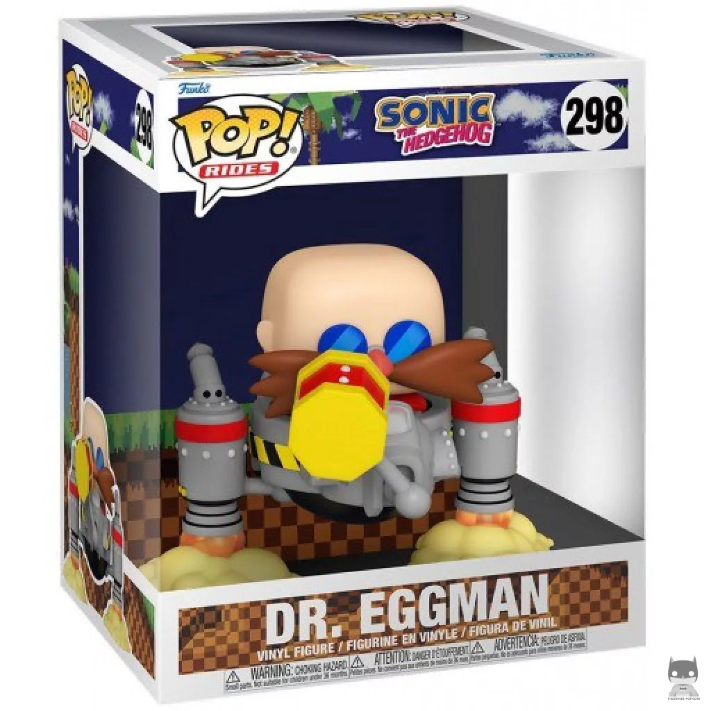 Figura Funko Pop! Dr. Eggman en su caja
