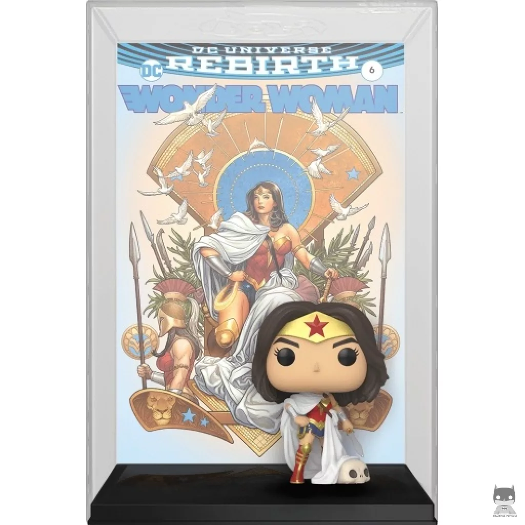 Figura Funko Pop! Wonder Woman Renacimiento en el trono (80.º aniversario de Wonder Woman)