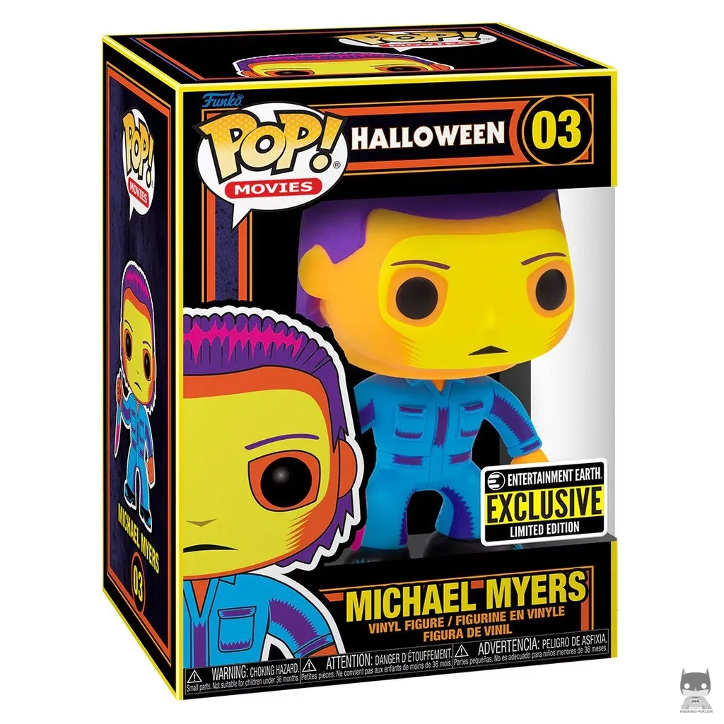 Figura Funko Pop! Michael Myers (Luz negra) en su caja