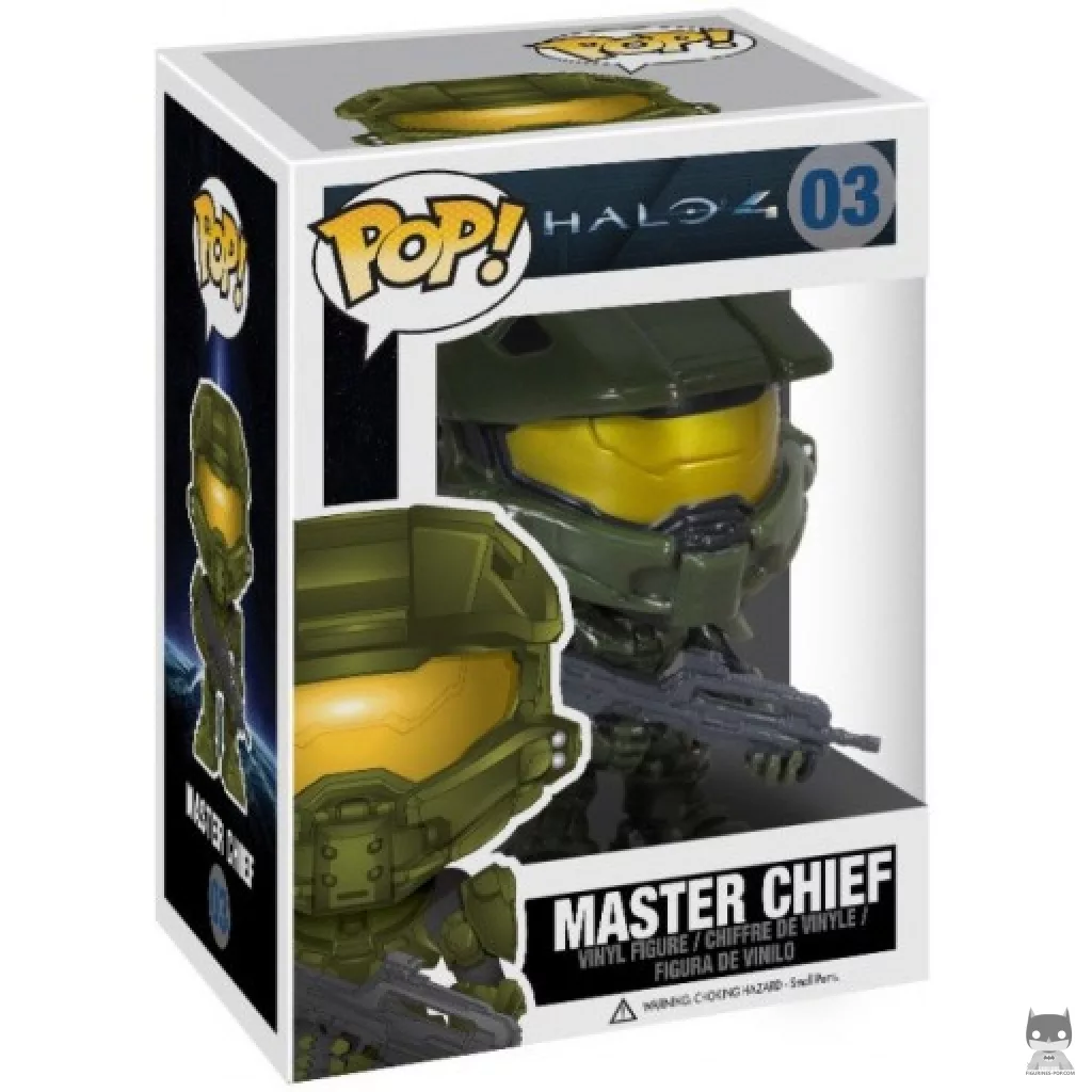 Figura Funko Pop! Jefe Maestro en su caja