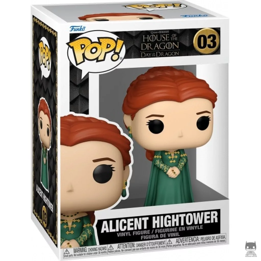 Figura Funko Pop! Alicent Hightower en su caja