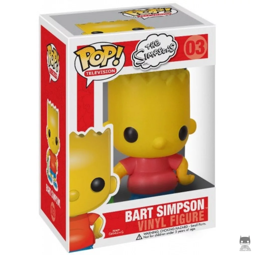 Figura Funko Pop! Bart Simpson en su caja