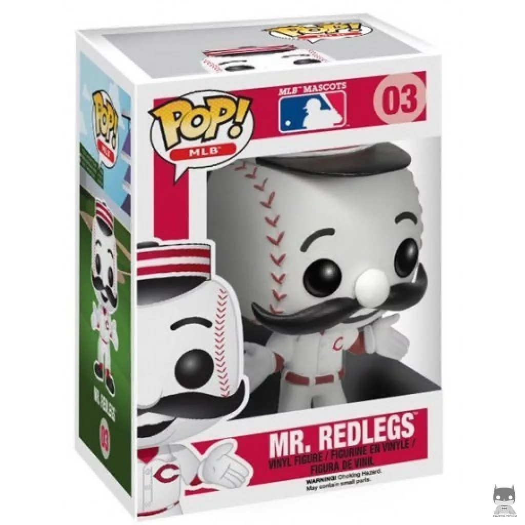 Figura Funko Pop! Mr. Redlegs en su caja