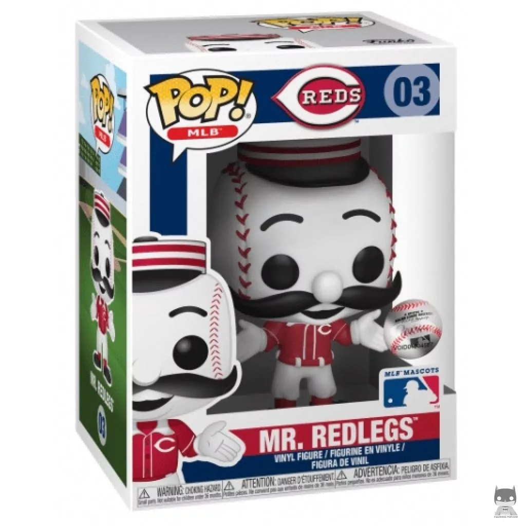 Figura Funko Pop! Mr. Redlegs (Rojo) en su caja