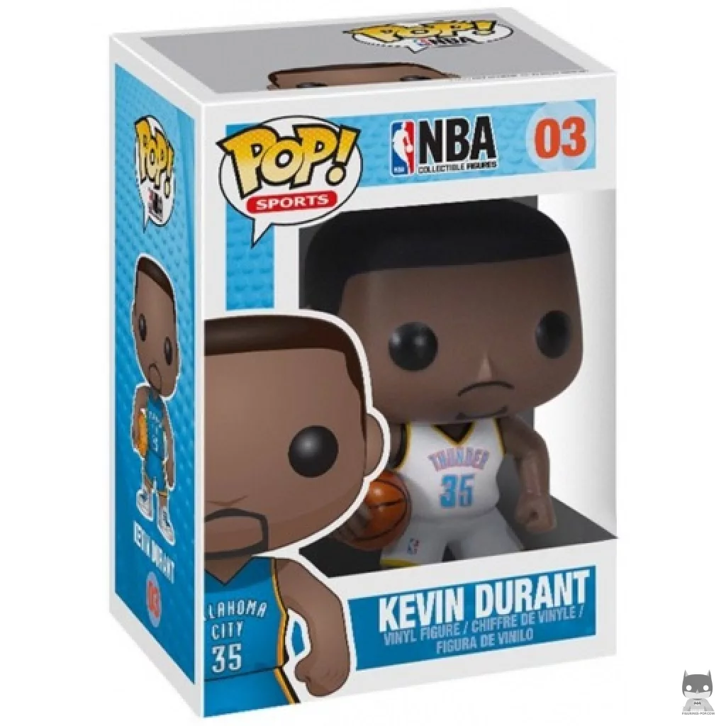 Figura Funko Pop! Kevin Durant en su caja