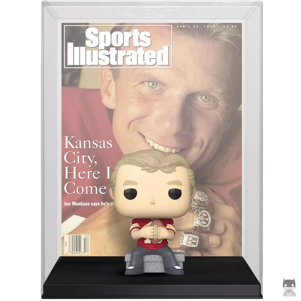 Figura Funko Pop! Portada de Sports Illustrated: Joe Montana (NFL)