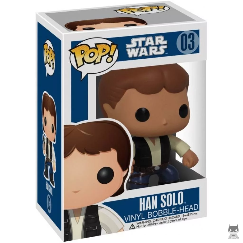 Figura Funko Pop! Han Solo (Original) en su caja