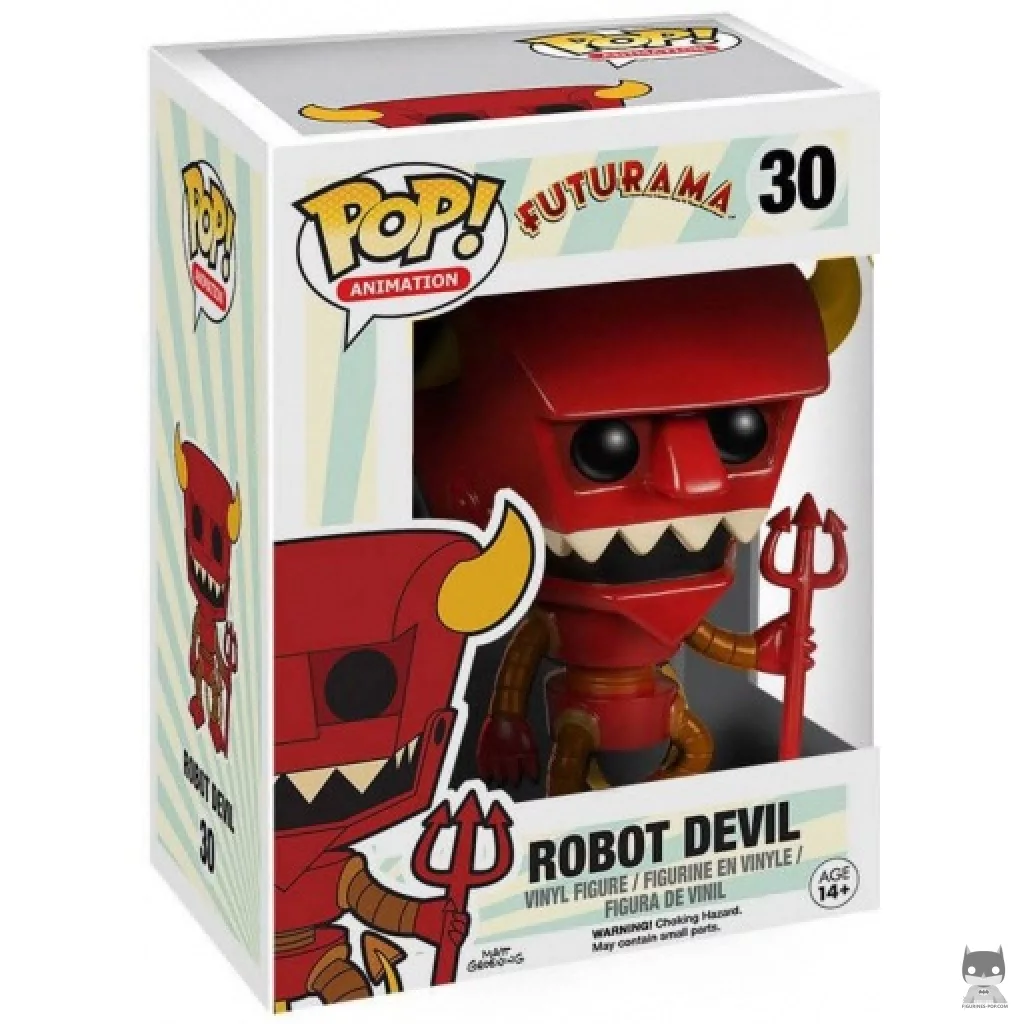 Figura Funko Pop! Robot Devil en su caja