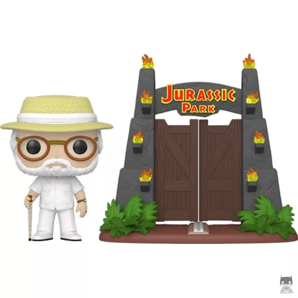 Figura Funko Pop! John Hammond con las puertas de Parque Jurásico (Parque Jurásico)