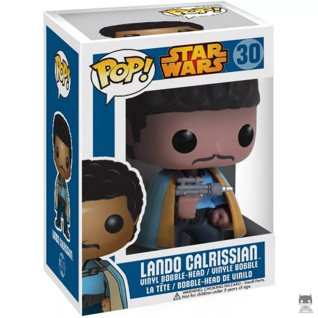 Figura Funko Pop! Lando Calrissian en su caja