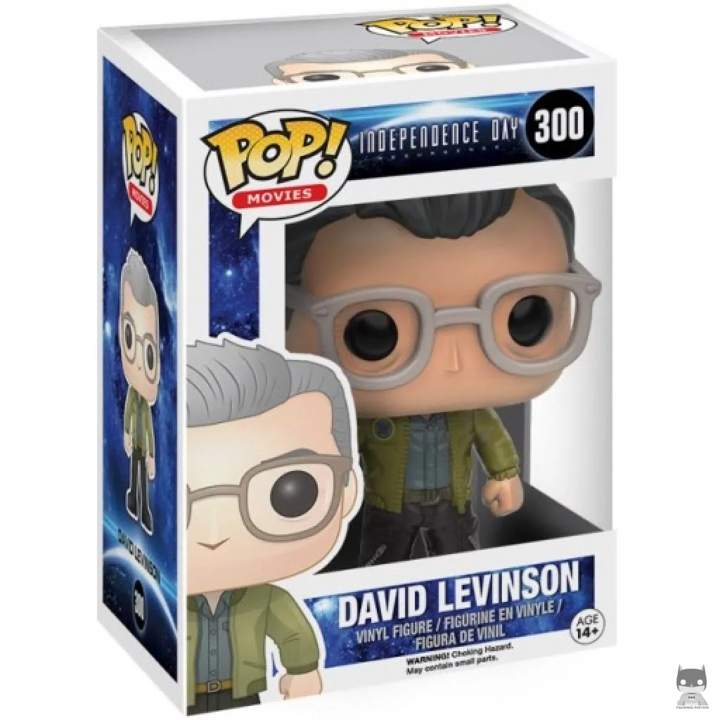 Figura Funko Pop! David Levinson en su caja