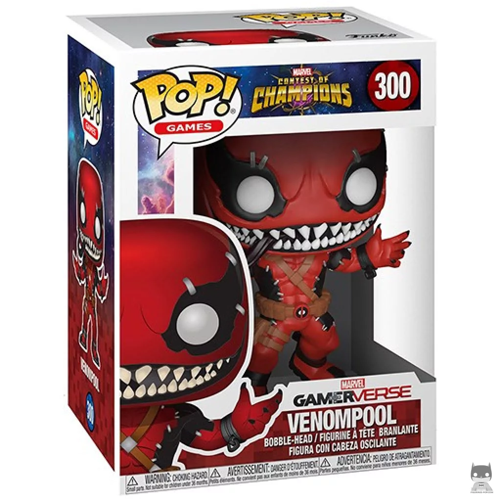 Figura Funko Pop! Venompool en su caja