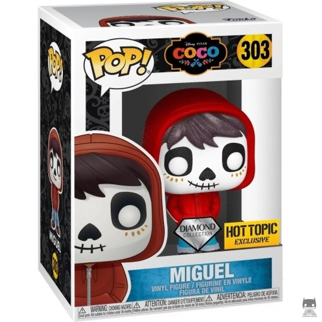 Figura Funko Pop! Miguel Rivera (Purpurina de diamante) (Coco)