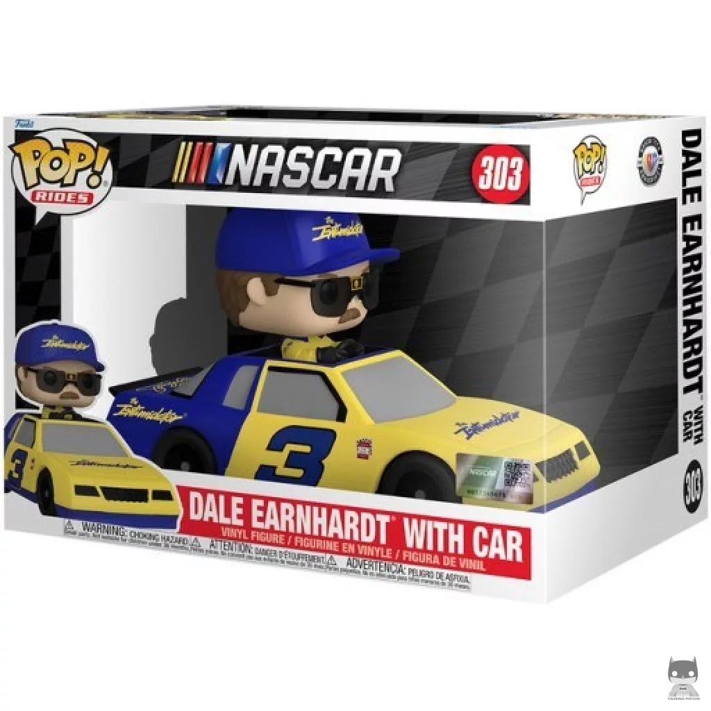 Figura Funko Pop! Dale Earnhardt con su coche en su caja