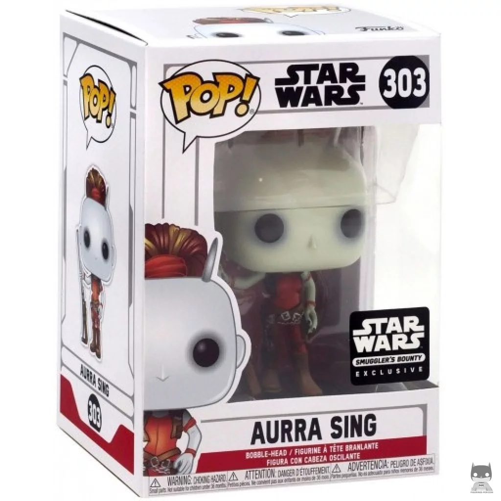 Figura Funko Pop! Aurra Sing en su caja