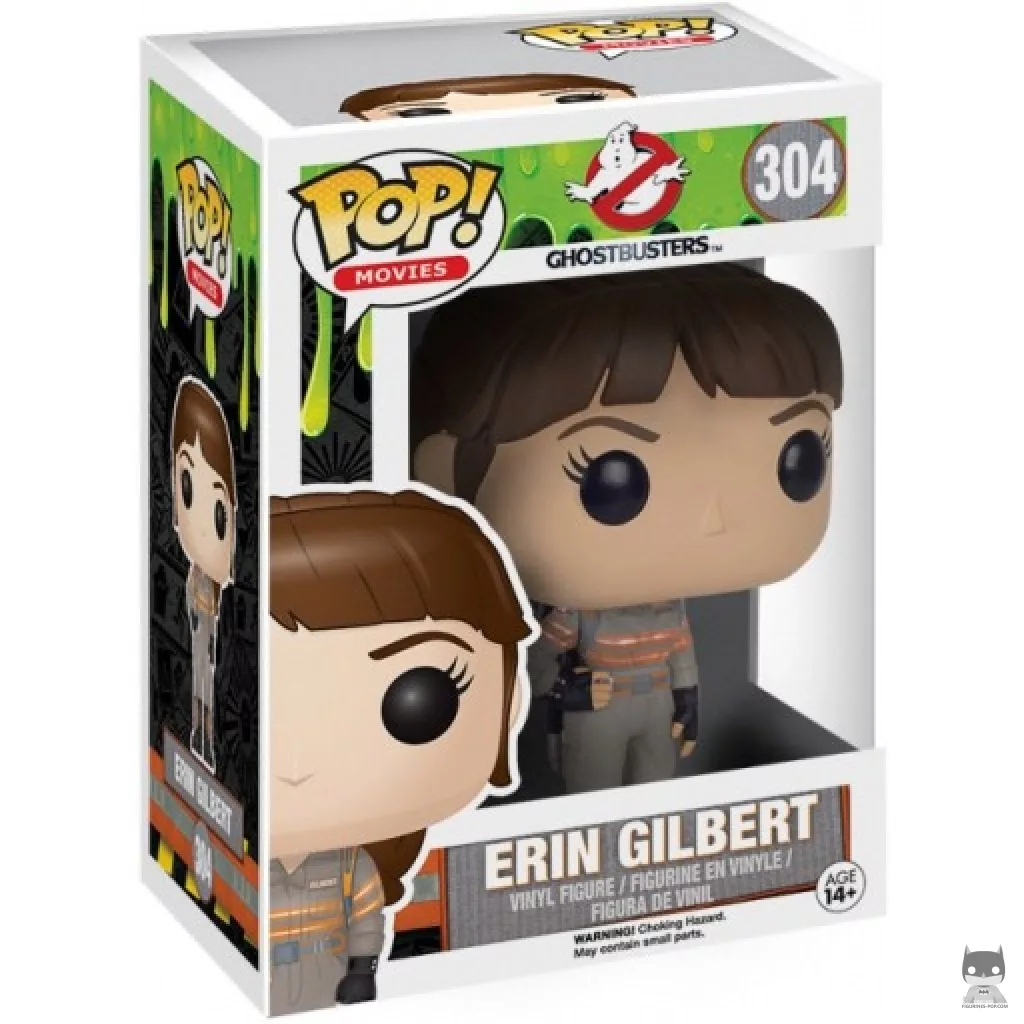 Figura Funko Pop! Dr. Erin Gilbert en su caja