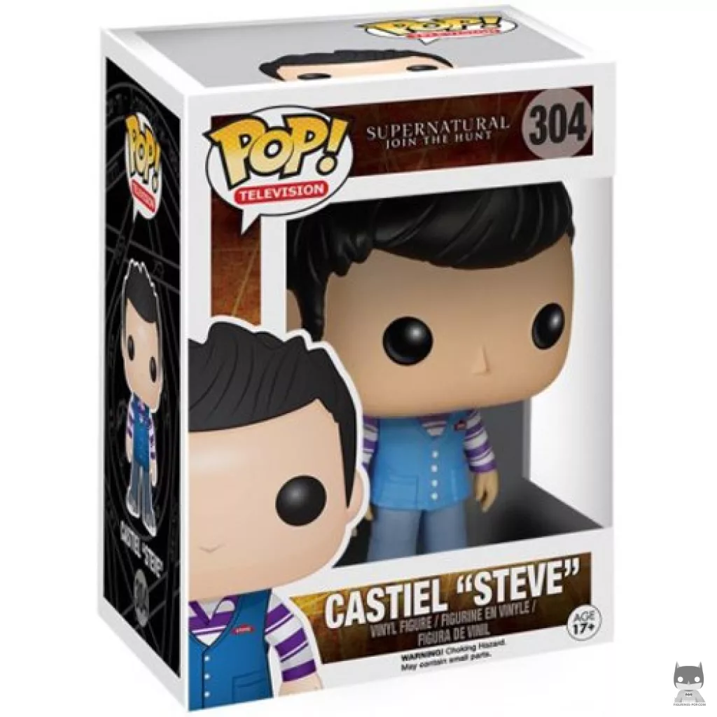 Figura Funko Pop! Castiel (Steve) en su caja