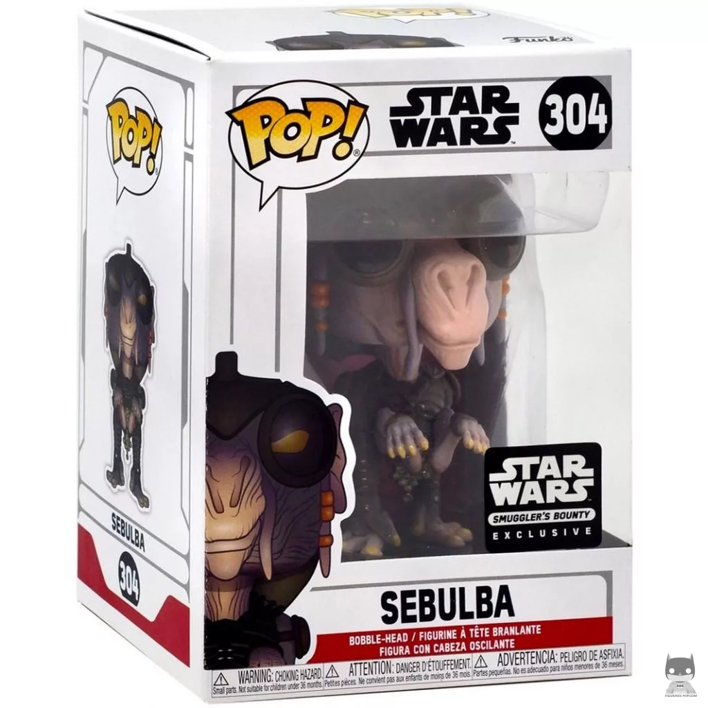 Figura Funko Pop! Sebulba en su caja