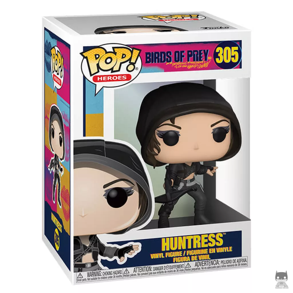 Figura Funko Pop! Cazadora en su caja