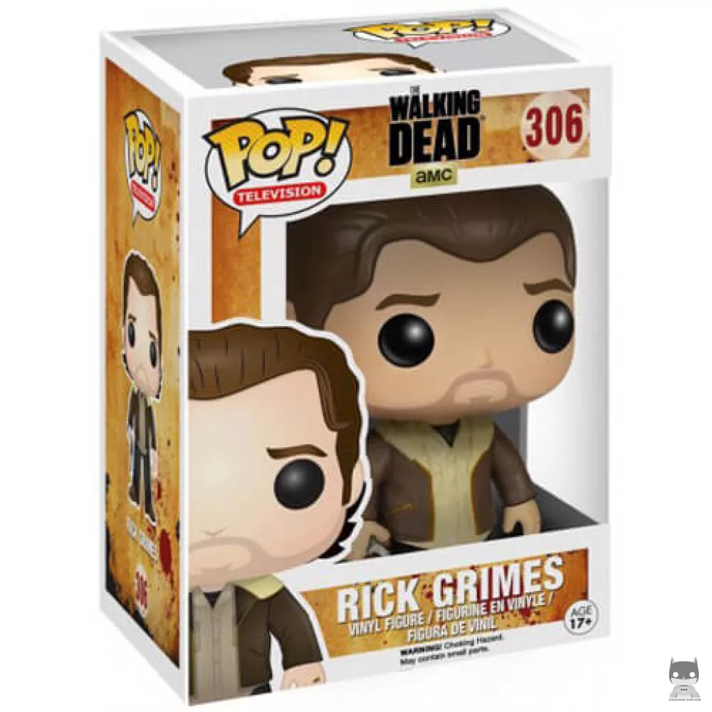 Figura Funko Pop! Rick Grimes en su caja