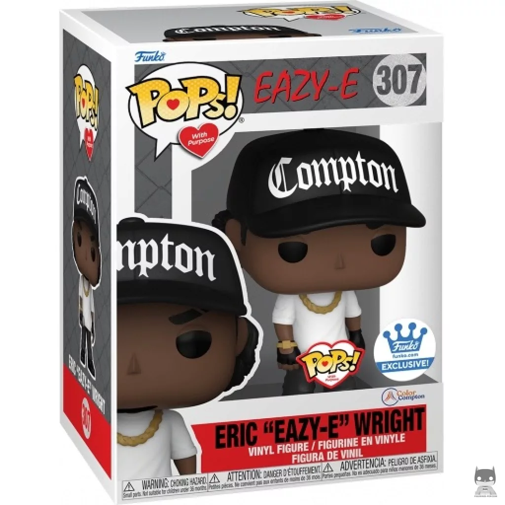 Figura Funko Pop! Eric "Eazy-E" Wright en su caja