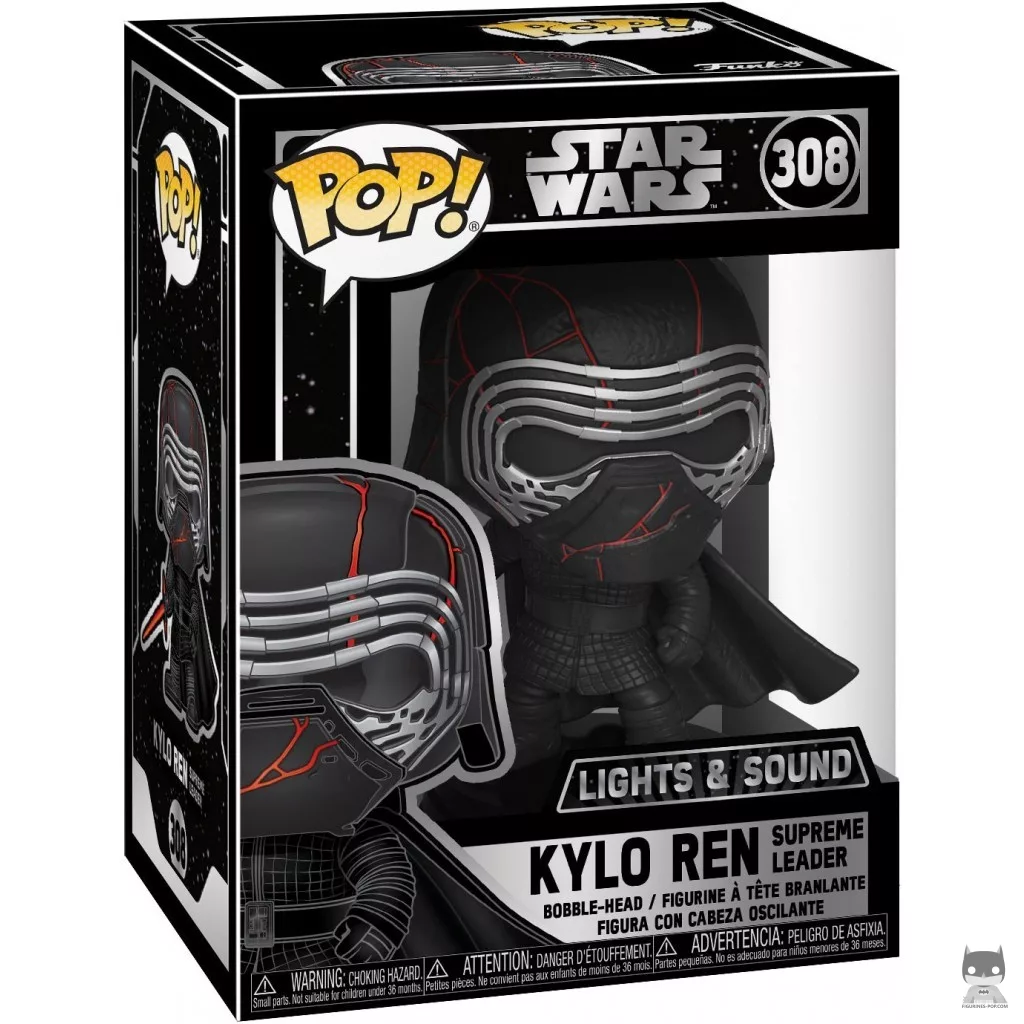 Figura Funko Pop! Líder Supremo Kylo Ren en su caja