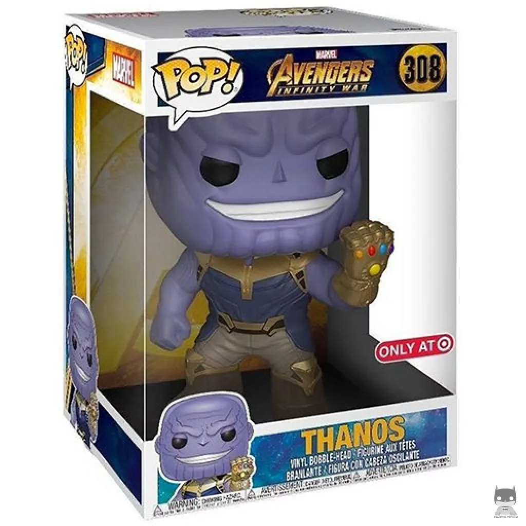 Figura Funko Pop! Thanos (Supersized) en su caja