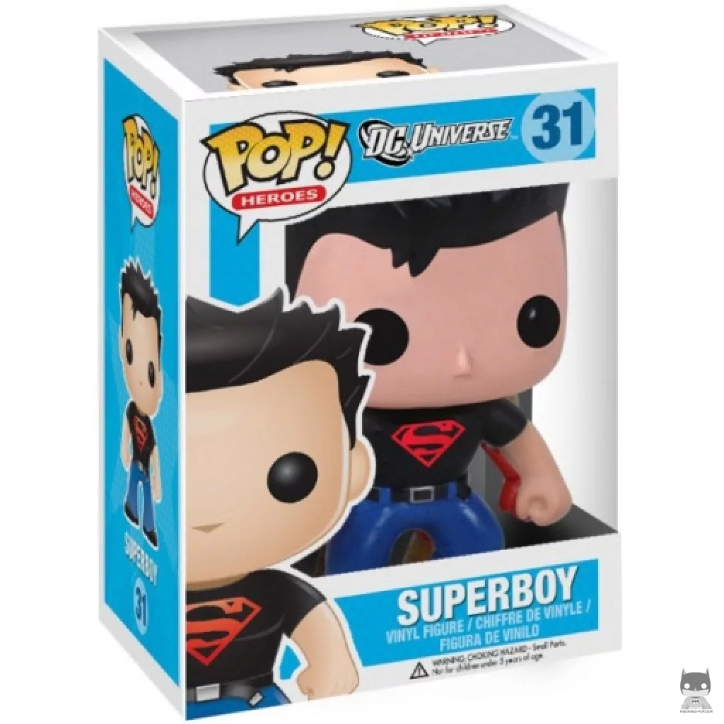 Figura Funko Pop! Superboy en su caja
