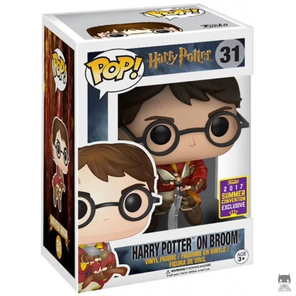 Figura Funko Pop! Harry Potter en escoba en su caja