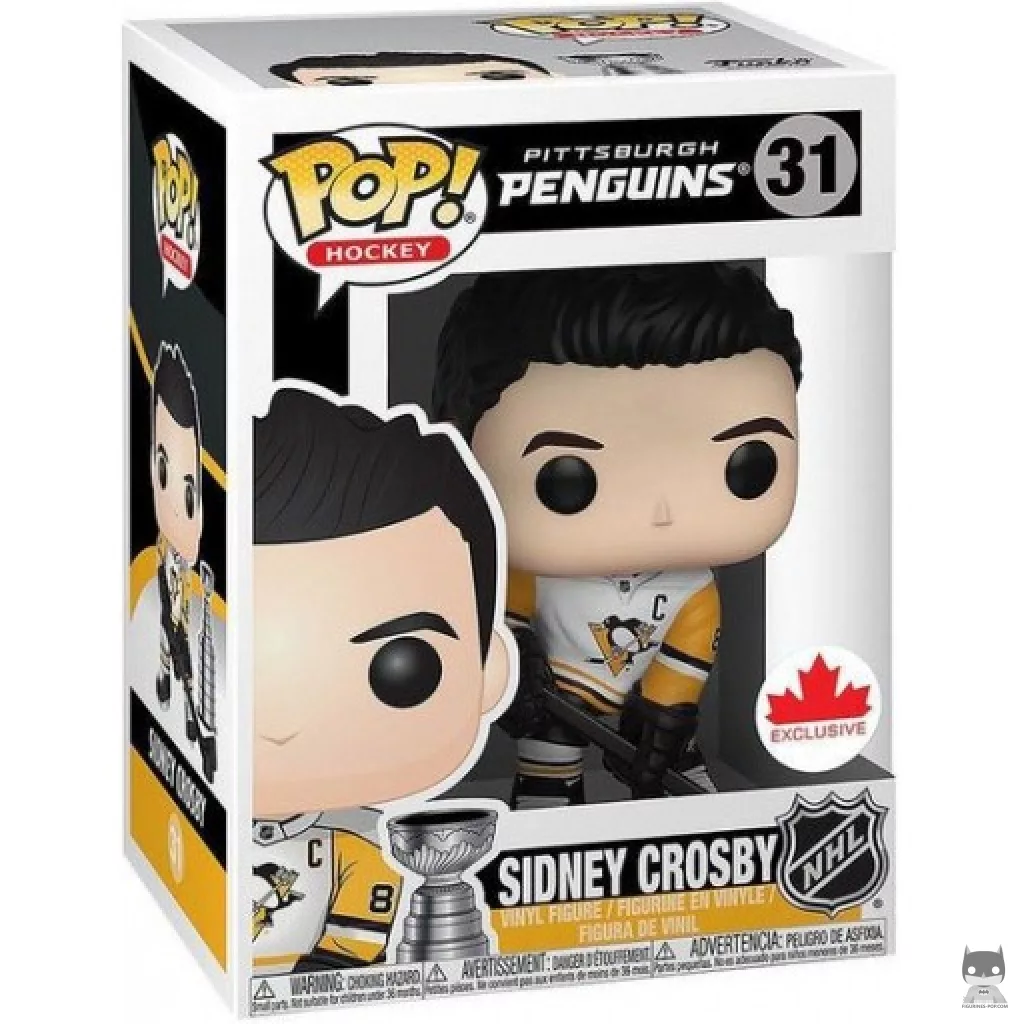 Figura Funko Pop! Sidney Crosby en su caja