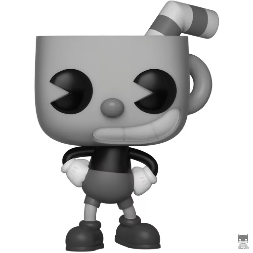 Figura Funko Pop! Cuphead (Blanco y negro) (Chase) (Cuphead)