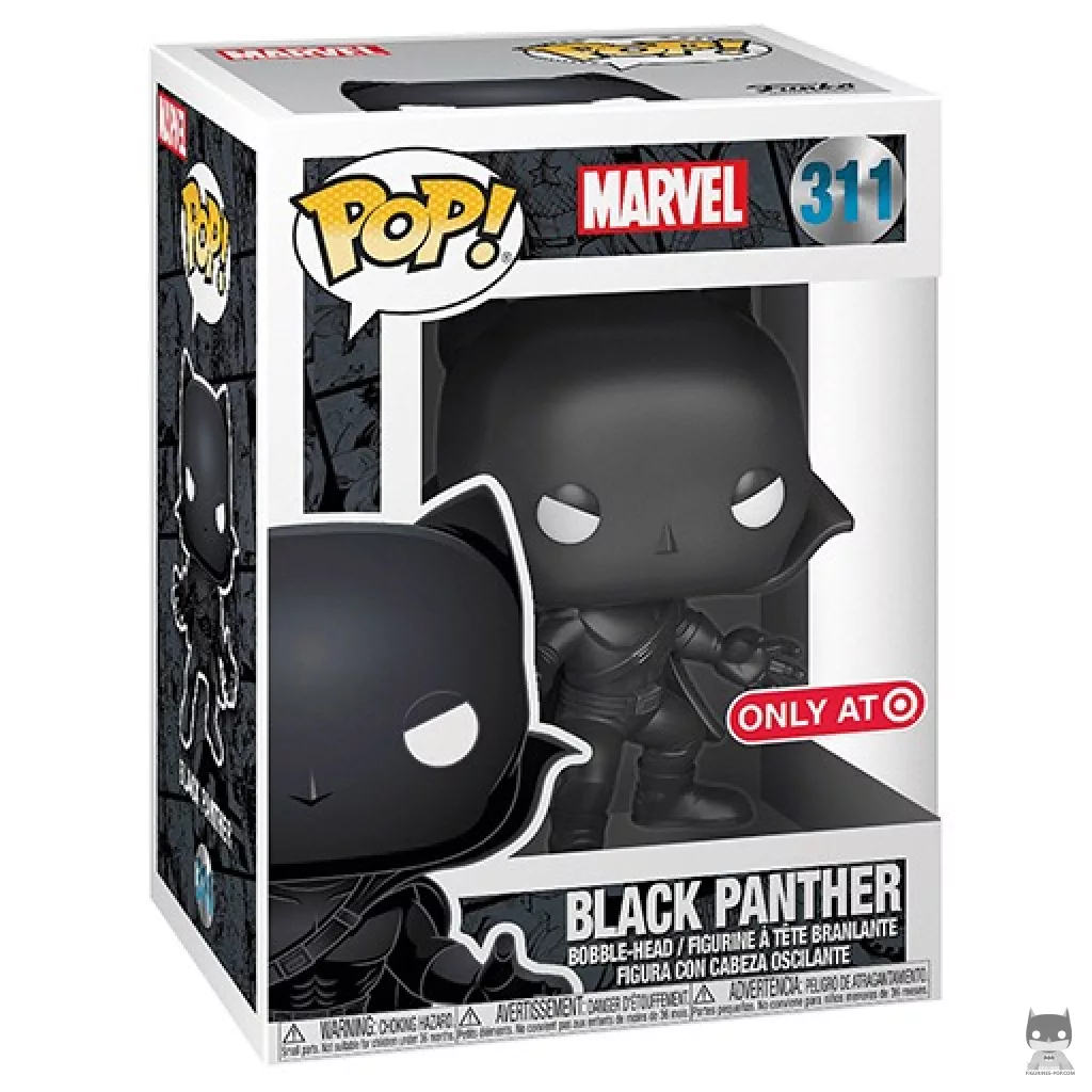 Figura Funko Pop! Black Panther en su caja
