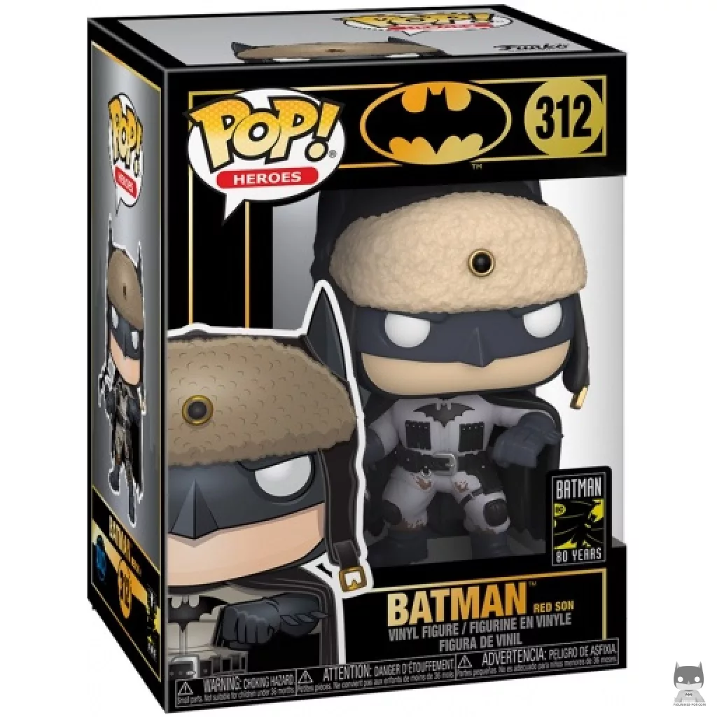 Figura Funko Pop! Batman (Hijo Rojo 2003) en su caja