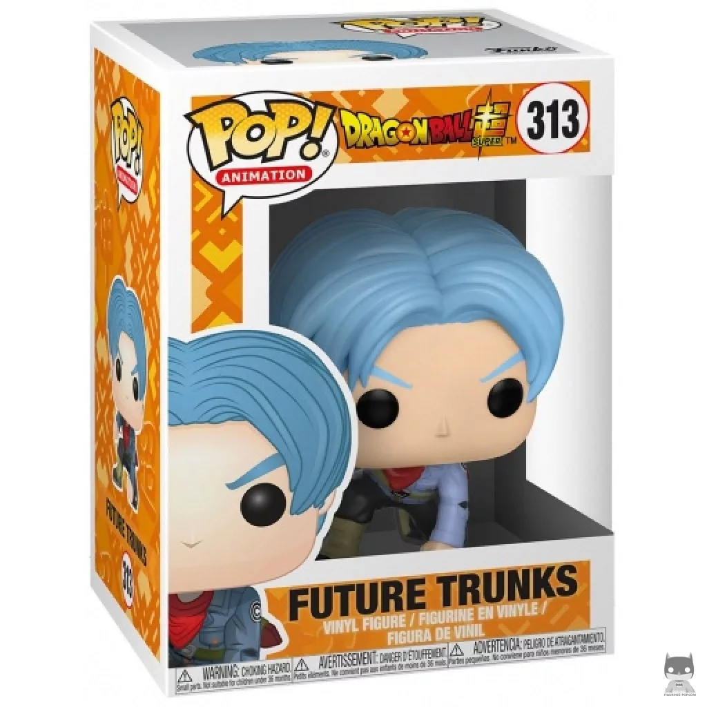 Figura Funko Pop! Trunks del Futuro en su caja