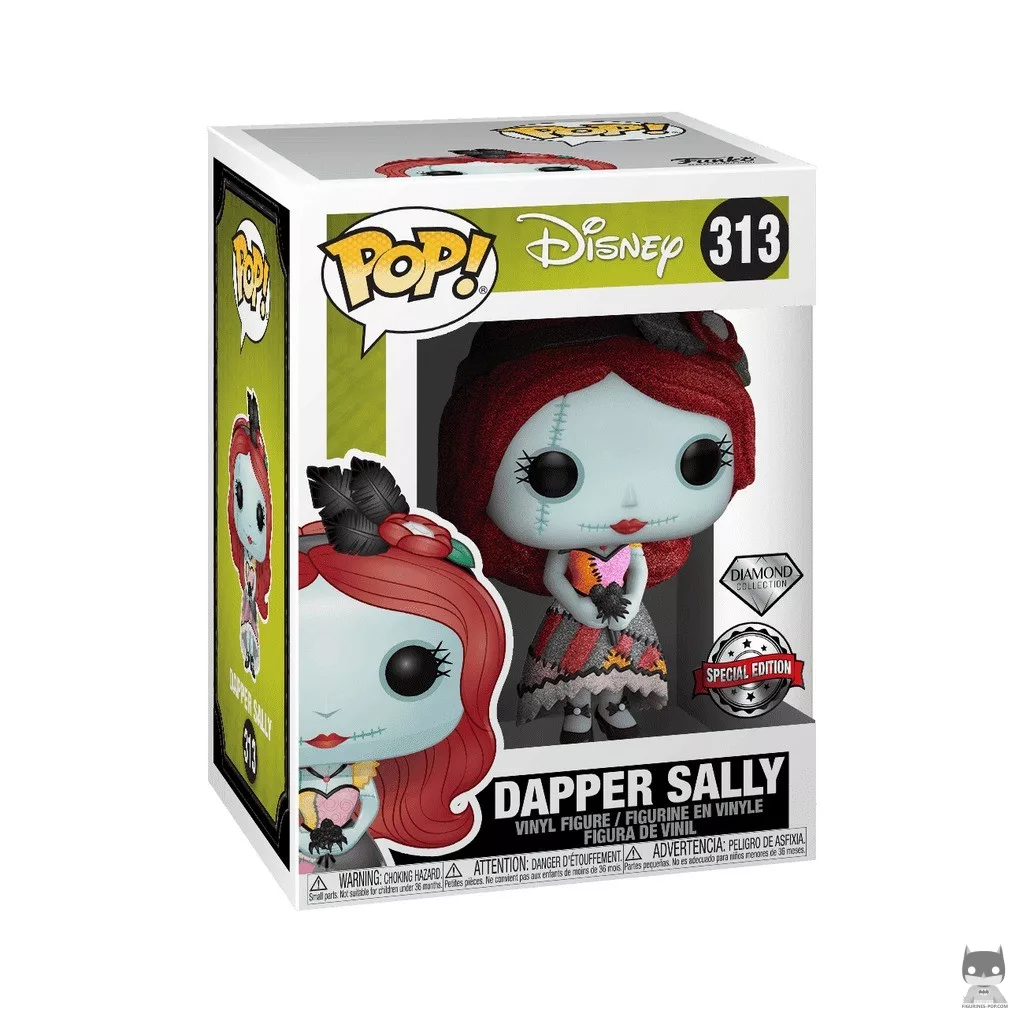 Figura Funko Pop! Sally elegante (Purpurina de diamante) en su caja
