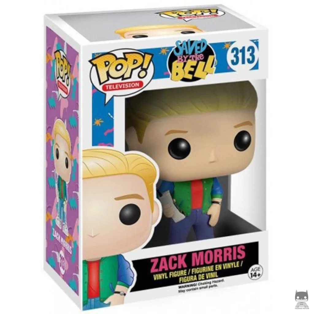 Figura Funko Pop! Zack Morris en su caja
