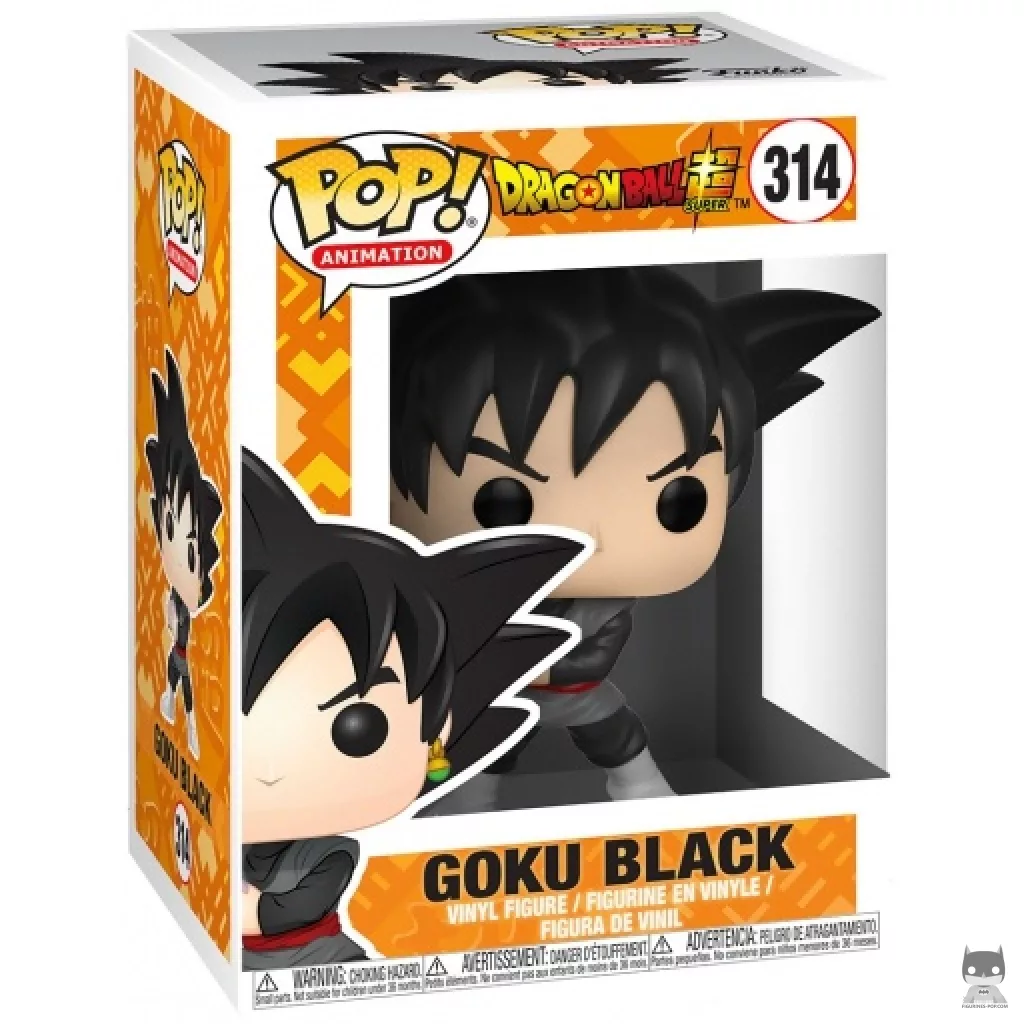 Figura Funko Pop! Goku Black en su caja
