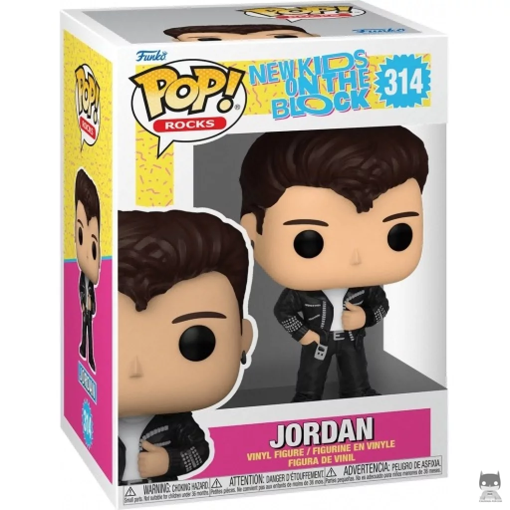 Figura Funko Pop! Jordan Knight en su caja