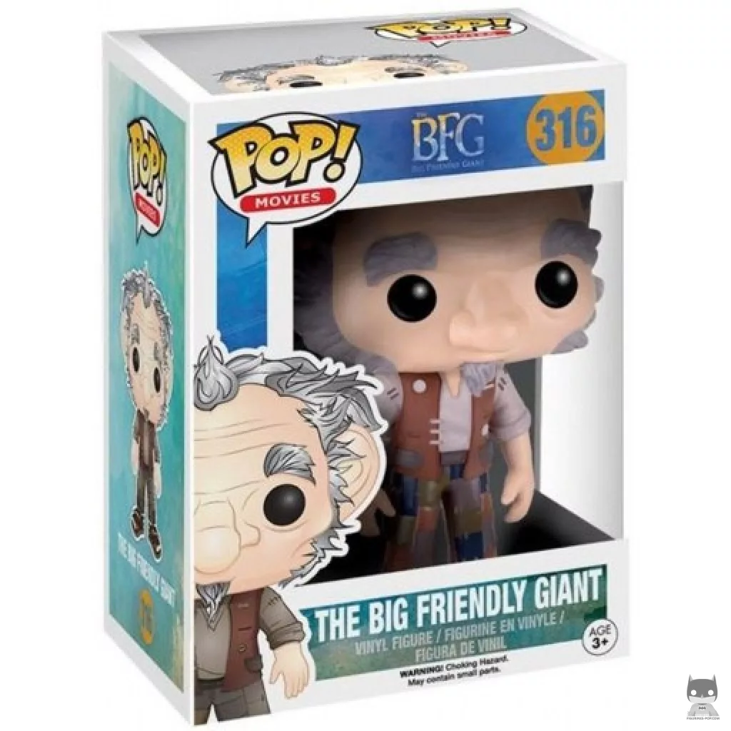 Figura Funko Pop! El Gran Gigante Bonachón en su caja