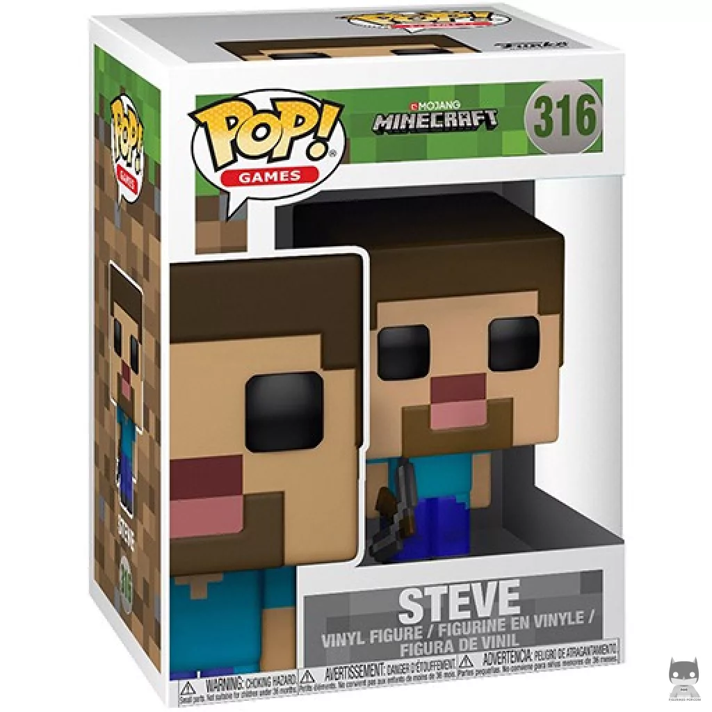 Figura Funko Pop! Steve en su caja