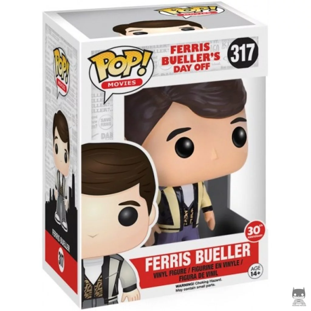 Figura Funko Pop! Ferris Bueller en su caja