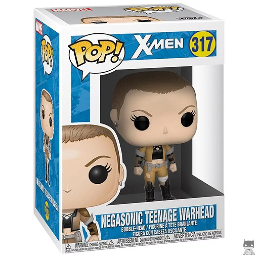 Figura Funko Pop! Negasonic Teenage Warhead en su caja