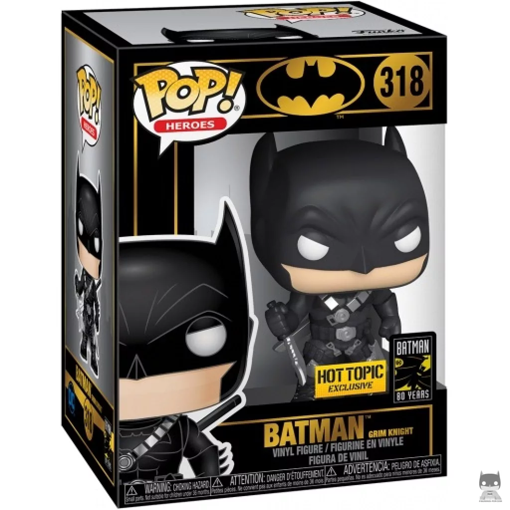 Figura Funko Pop! Batman Caballero Sombrío en su caja
