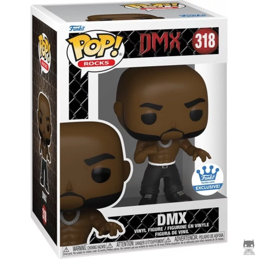 Figura Funko Pop! DMX sin camiseta en su caja