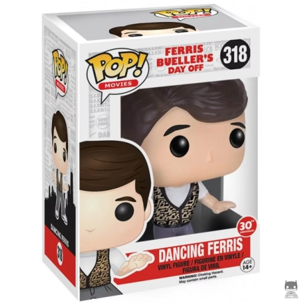 Figura Funko Pop! Ferris bailando en su caja