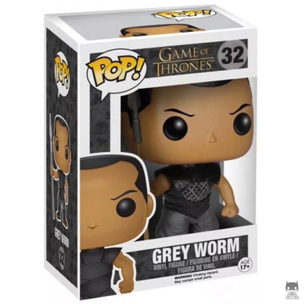 Figura Funko Pop! Grey Worm en su caja