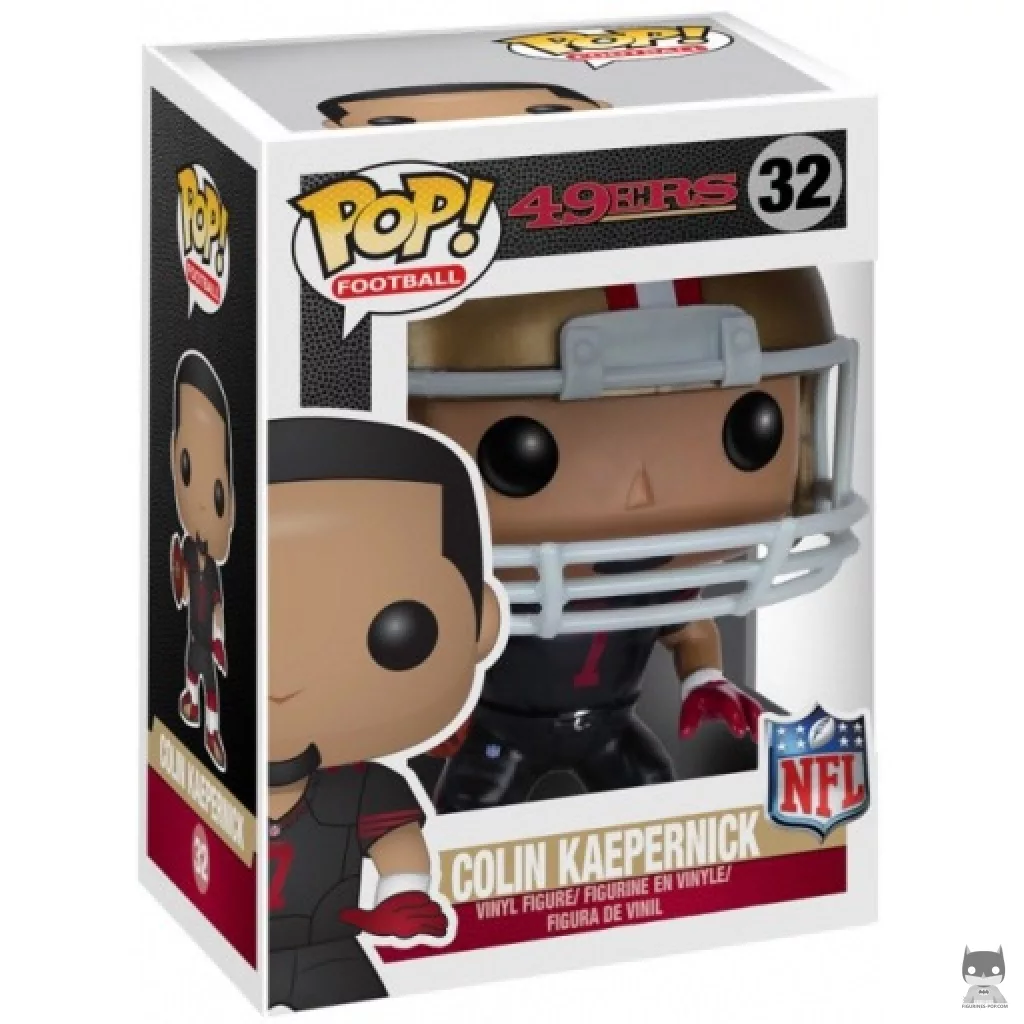 Figura Funko Pop! Colin Kaepernick en su caja