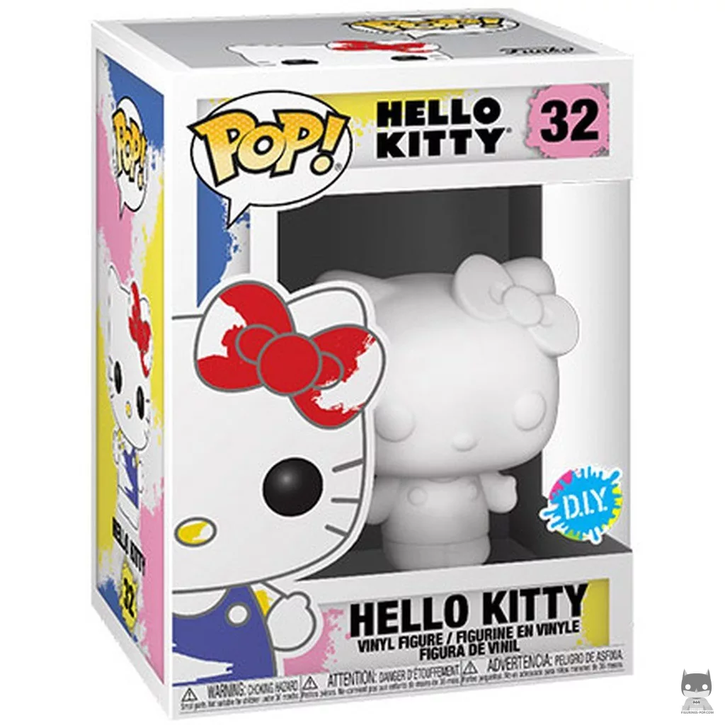 Figura Funko Pop! Hello Kitty (DIY) en su caja