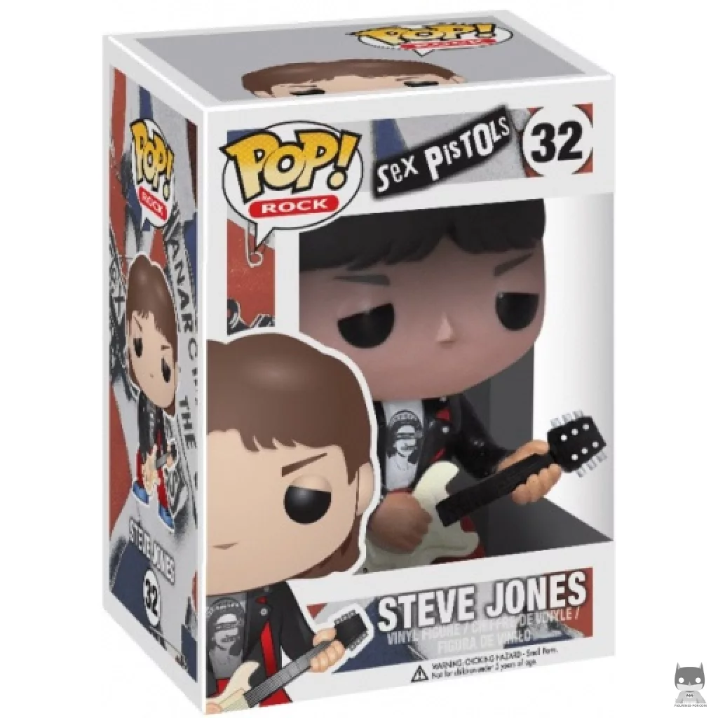 Figura Funko Pop! Steve Jones en su caja